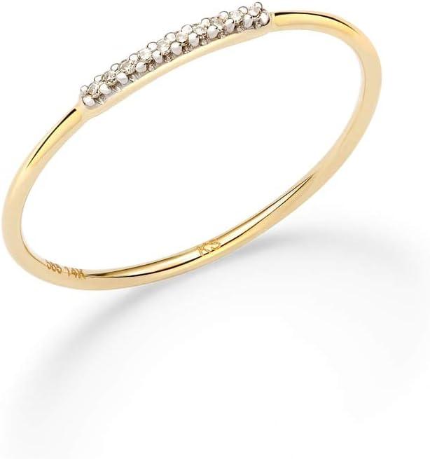 imageKendra Scott White Diamond Mila Ring in 14k Gold Fine Jewelry For Women14K YELLOW GOLD CRYSTAL CLEAR DIAMOND