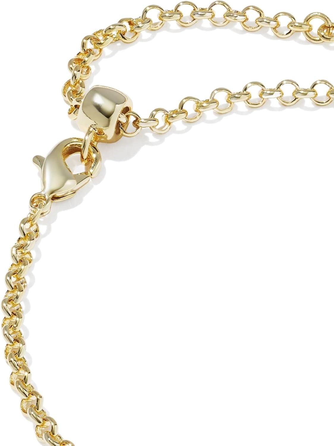 image:imageKendra Scott Acorn Delicate Chain Bracelet 14k GoldPlated Brass Brown Tigers Eye
