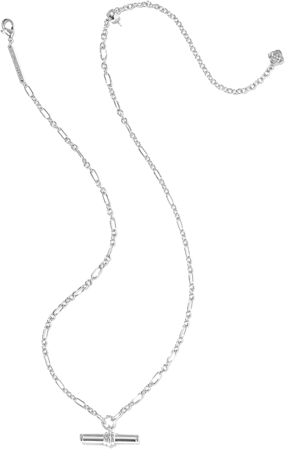 image:imageKendra Scott Bree Metal TBar Short Pendant NecklaceRHODIUM OVER BRASS
