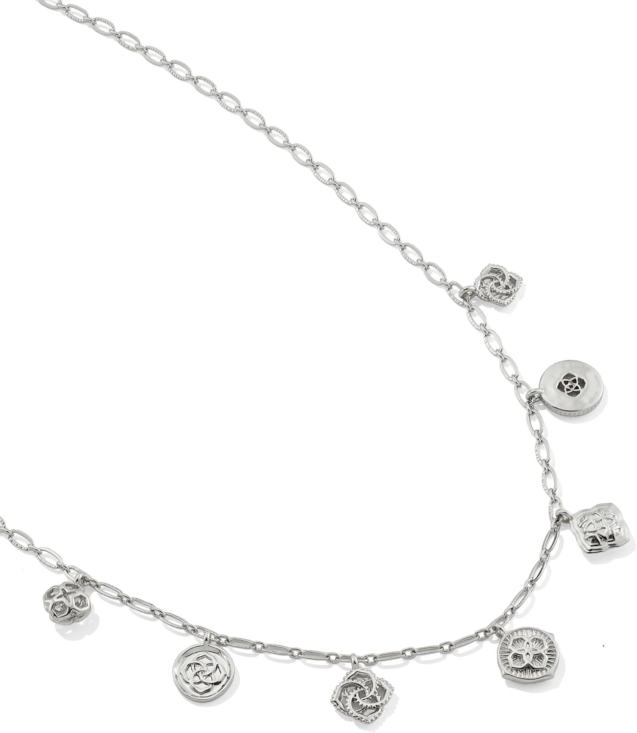 image:imageKendra Scott Dira Charm NecklaceRHODIUM OVER BRASS