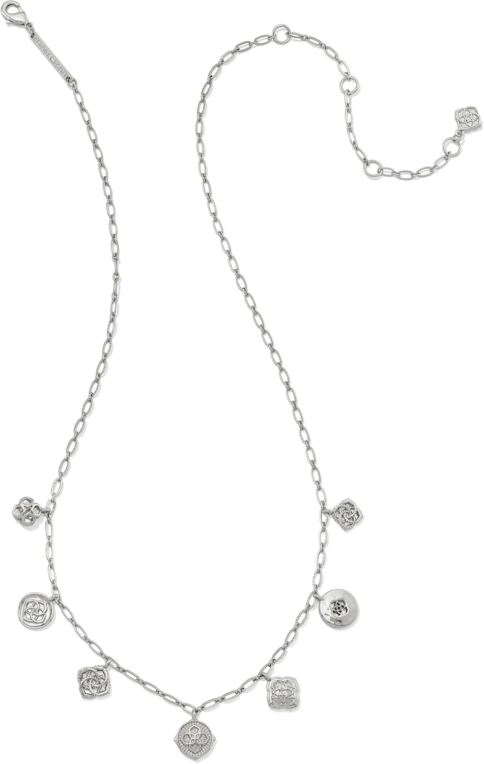 image:imageKendra Scott Dira Charm NecklaceRHODIUM OVER BRASS