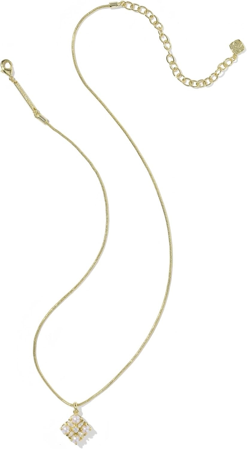 image:imageKendra Scott Dira Pearl Short Pendant NecklaceGOLD FRESHWATER CULTURED PEARL