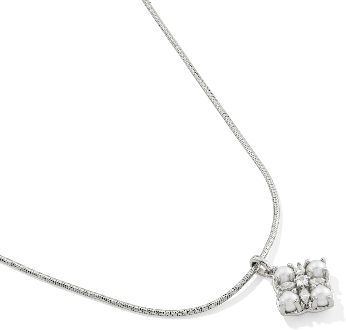 image:imageKendra Scott Dira Pearl Short Pendant NecklaceSILVER FRESHWATER CULTURED PEARL