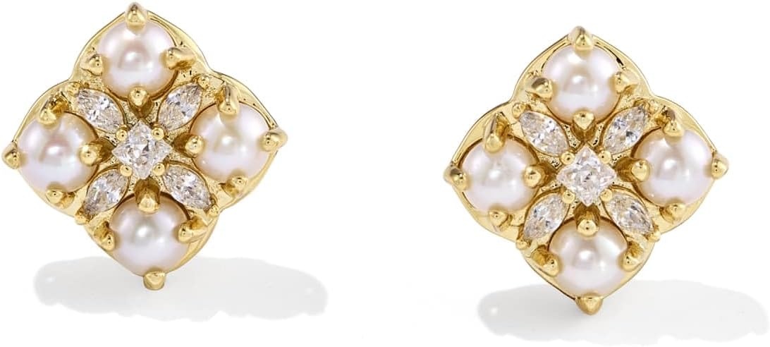 image:imageKendra Scott Dira Pearl Stud EarringsGOLD FRESHWATER CULTURED PEARL