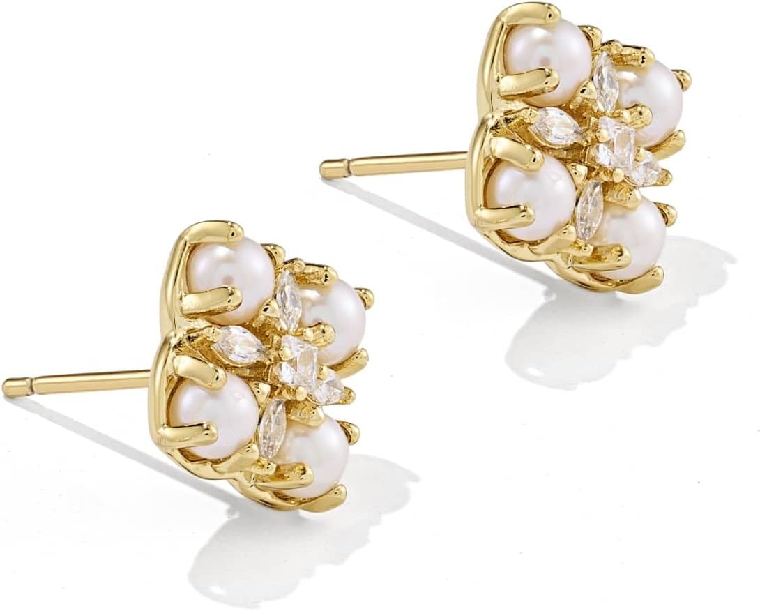 image:imageKendra Scott Dira Pearl Stud EarringsGOLD FRESHWATER CULTURED PEARL