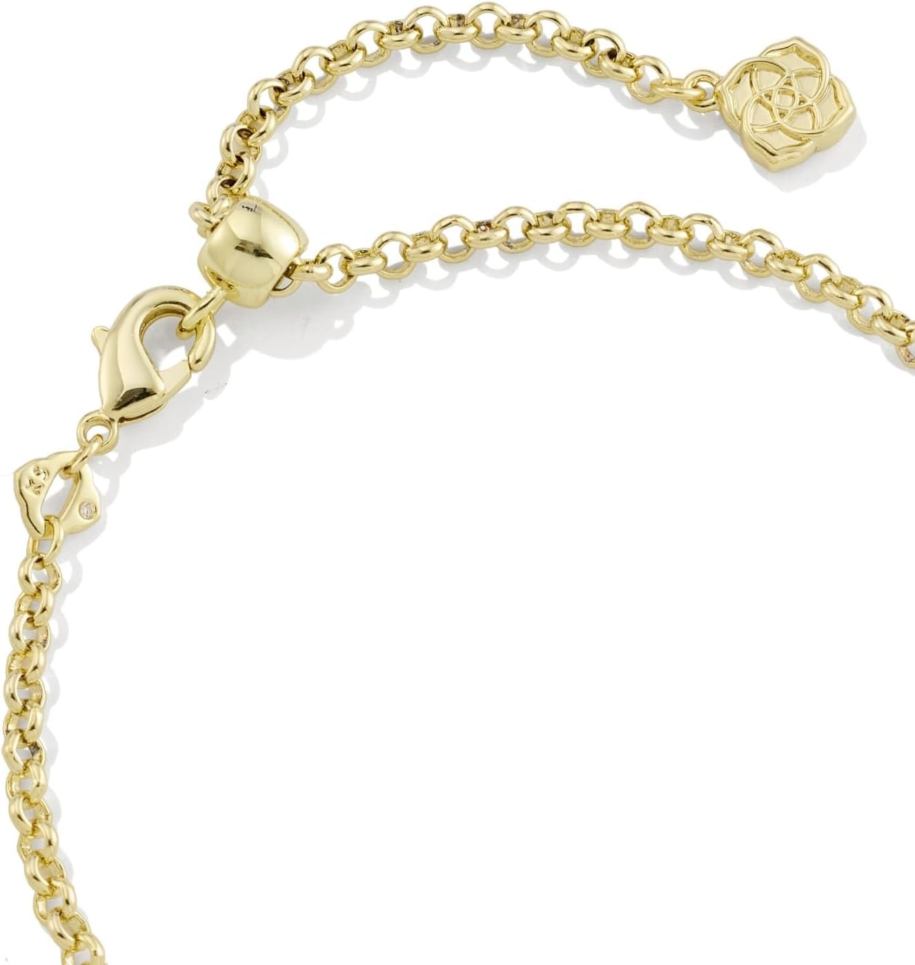 image:imageKendra Scott Mallory Crystal Delicate Chain BraceletGOLD WHITE CZ