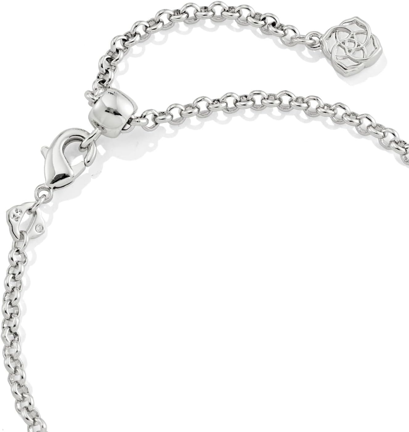 image:imageKendra Scott Mallory Crystal Delicate Chain BraceletSILVERWHITE CZ