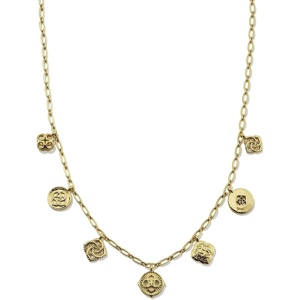 image:imageKendra Scott Dira Charm Necklace14K YELLOW GOLD OVER BRASS