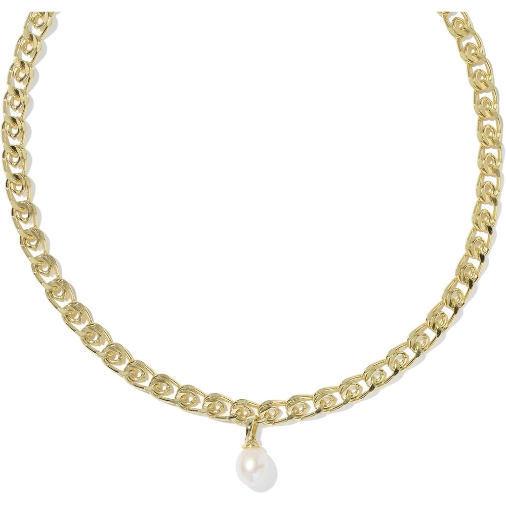 image:imageKendra Scott Oakland Pearl Chain NecklaceGOLD FRESHWATER CULTURED PEARL