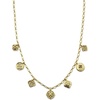 14K YELLOW GOLD OVER BRASS