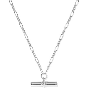 Kendra Scott Bree Metal T-Bar Short Pendant Necklace(RHODIUM OVER BRASS)