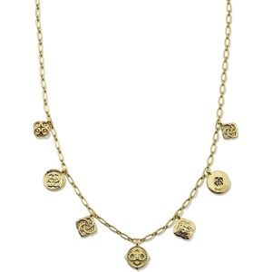 Kendra Scott Dira Charm Necklace(14K YELLOW GOLD OVER BRASS)