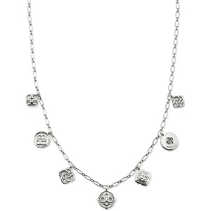 Kendra Scott Dira Charm Necklace(RHODIUM OVER BRASS)