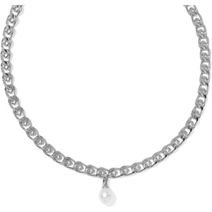 Kendra Scott Oakland Pearl Chain Necklace(SILVER- FRESHWATER CULTURED PEARL)
