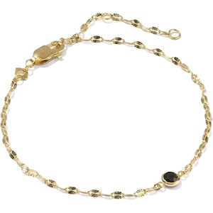 Kendra Scott Alina Sunburst Chain Bracelet, 14K Gold- Filled(14K YELLOW GOLD-FILLED/BLACK CZ)
