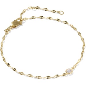 Kendra Scott Alina Sunburst Chain Bracelet, 14K Gold- Filled(14K YELLOW GOLD-FILLED/WHITE CZ)