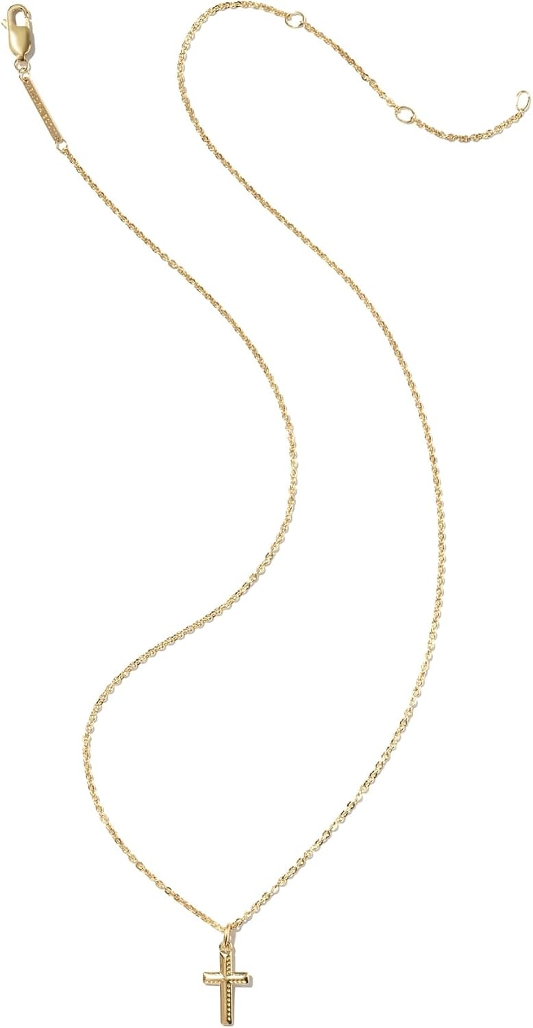 image:imageKendra Scott Cross Short Pendant Necklace 14K Gold Filled