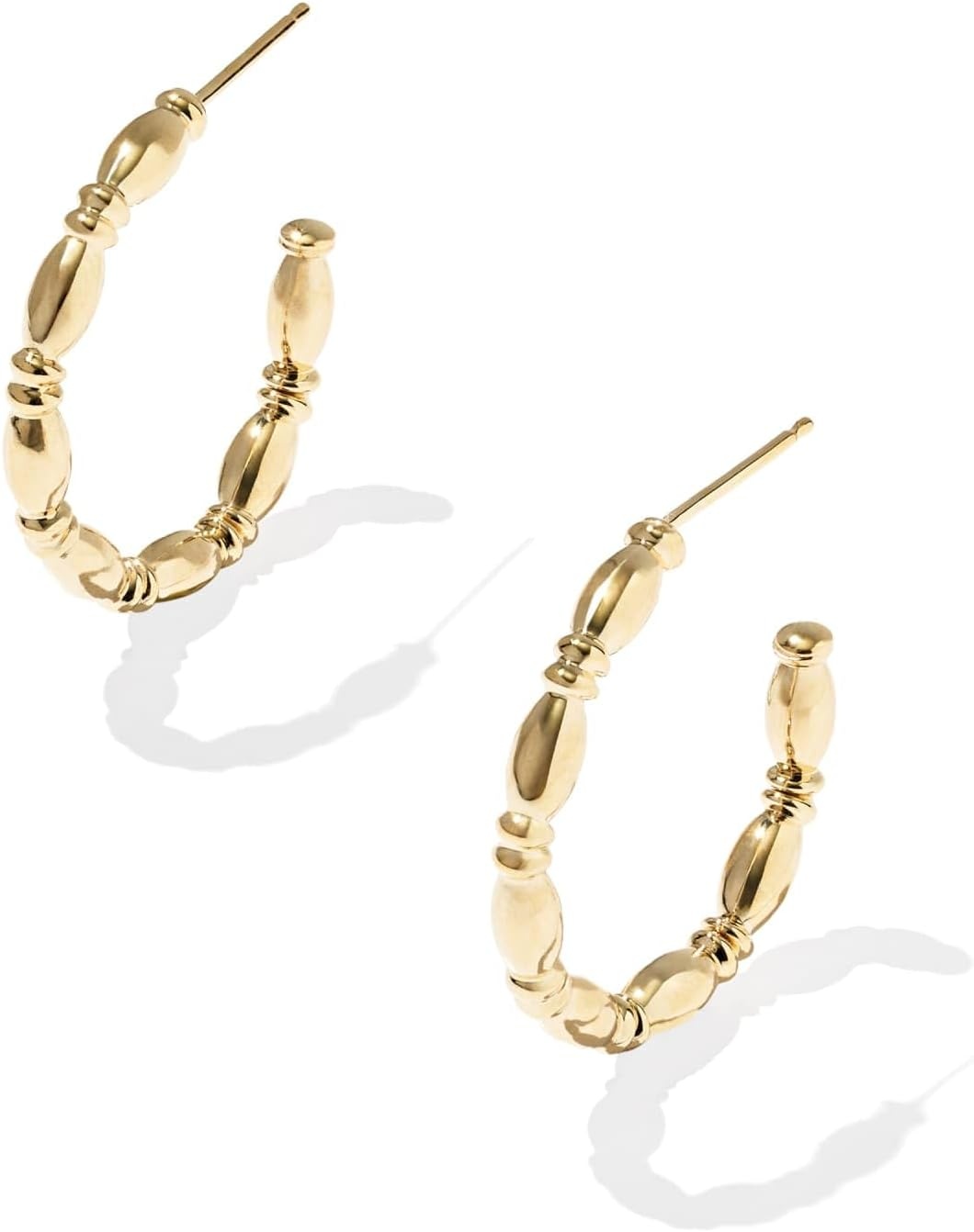 image:imageKendra Scott Miriam Large Bead Hoop Earrings 14K Gold Filled14K YELLOW GOLDFILLED