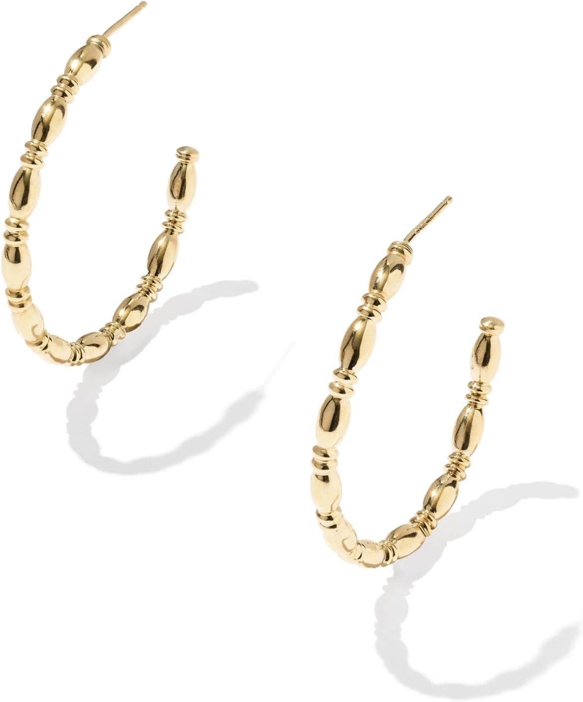 image:imageKendra Scott Miriam Large Bead Hoop Earrings 14K Gold Filled14K YELLOW GOLDFILLED