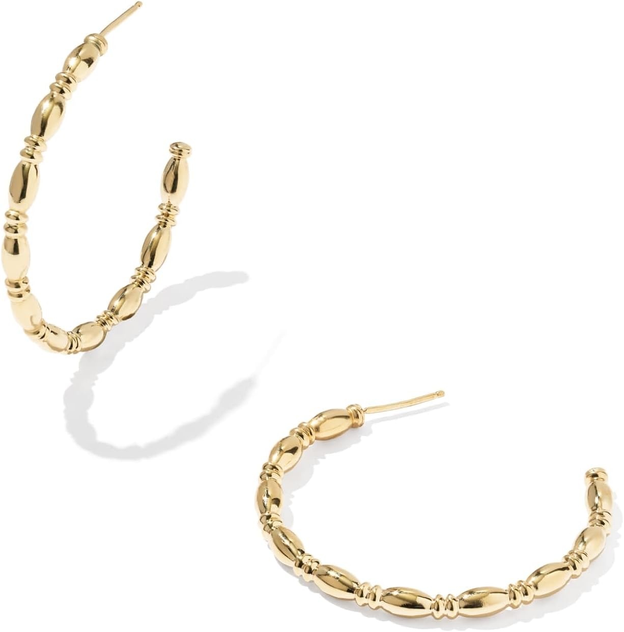 image:imageKendra Scott Miriam Large Bead Hoop Earrings 14K Gold Filled14K YELLOW GOLDFILLED