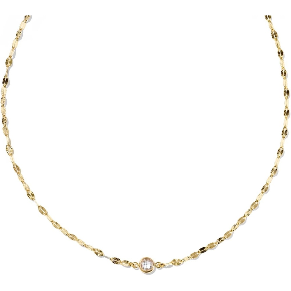 image:imageKendra Scott Alina Sunburst Chain Pendant Necklace 14K Gold Filled14K YELLOW GOLDFILLEDWHITE CZ