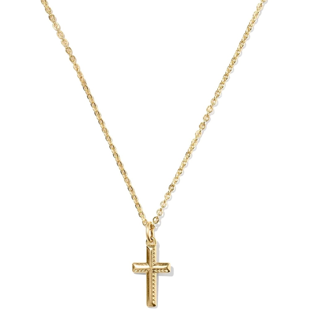 image:imageKendra Scott Cross Short Pendant Necklace 14K Gold Filled