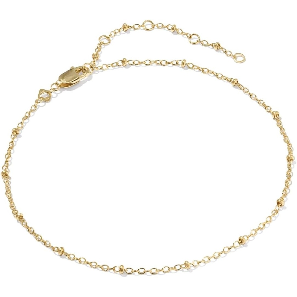 image:imageKendra Scott Evelyn Single Satellite Chain Anklet 14K Gold Filled