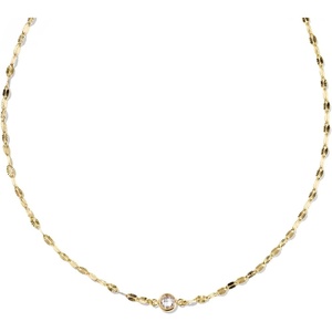 Kendra Scott Alina Sunburst Chain Pendant Necklace, 14K Gold- Filled(14K YELLOW GOLD-FILLED/WHITE CZ)