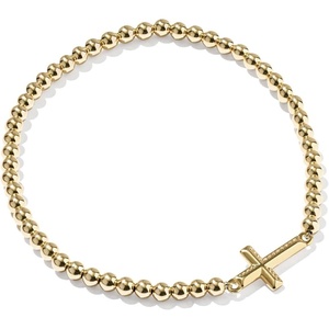 Kendra Scott Cross Beaded Stretch Bracelet, 14K Gold- Filled(14K YELLOW GOLD-FILLED)