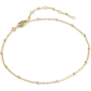 Kendra Scott Evelyn Single Satellite Chain Anklet, 14K Gold- Filled