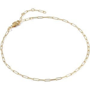 Kendra Scott Meadow Paperclip Chain Anklet, 14K Gold- Filled