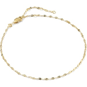 Kendra Scott Mirror Sunburst Chain Anklet, 14K Gold- Filled